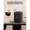 1500W Space Heater for Indoor Use, PTC Ceramic Heater with