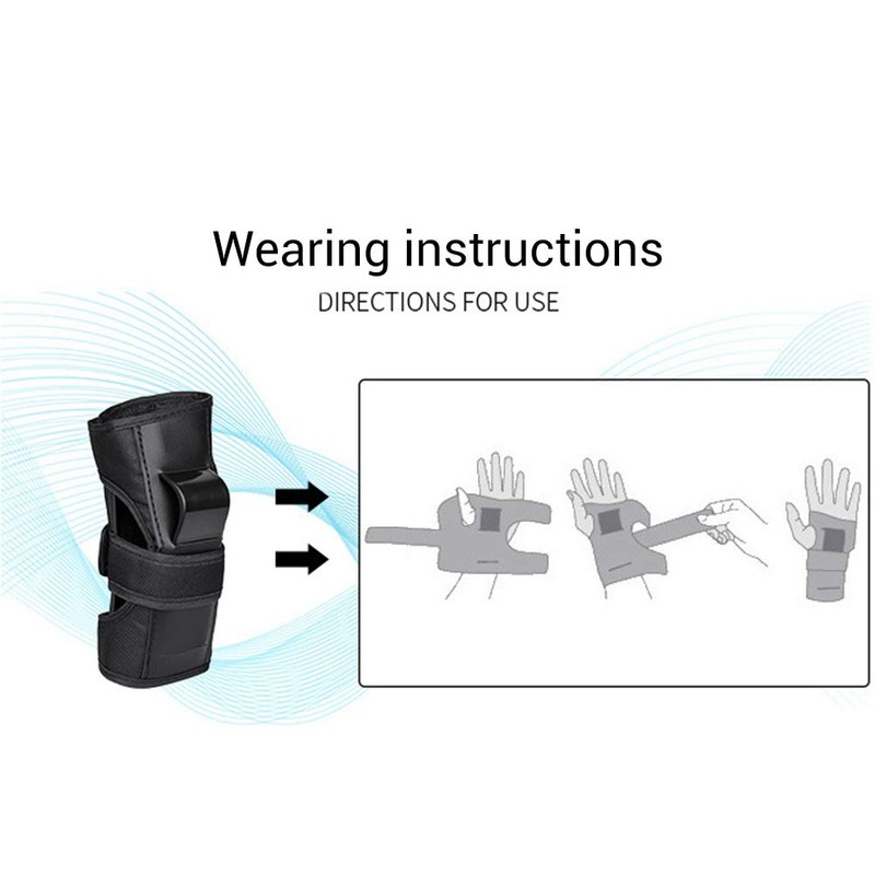 Calayu 1 Pair Wrist Guards, Inline Wrist Guards with Palm