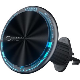 Kaedear KAM-A2 Car Smartphone Holder, Wireless Charging, Magnet, QI Hybrid, Smartphone Stand, In-Car, Mobile Holder, QI2, Charging, Air Conditioner Hook, Mag Hold