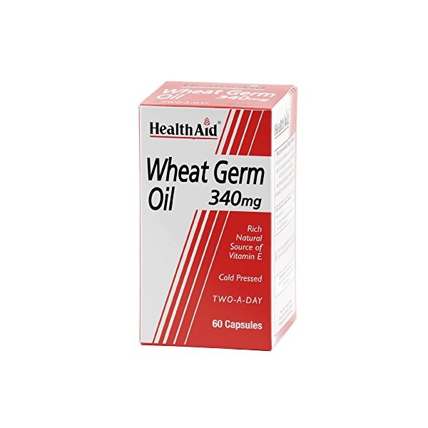 HealthAid Wheat Germ Oil 340mg - 60 Capsules