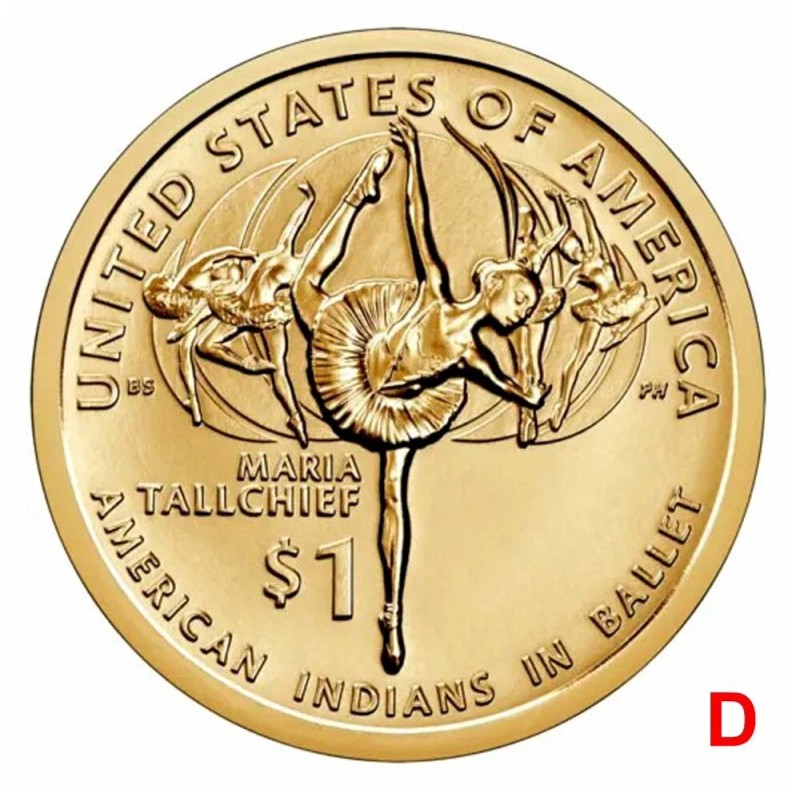 2023-D Sacagawea $1 Native American Golden Dollar BU Uncirculated Citizenship