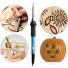 Wood Burning Kit 60W 110V Pyrography Pen Set Adjustable Temperature