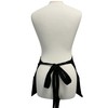 Mirabella Health & Beauty Espresso Waist Apron with Pockets Black