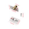 2 Pieces Closet Door Ball Catches with Screws, Adjustable Roller