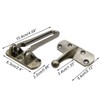 Sscon 1Pack Door Latch Lock Home Security Door Lock Swing