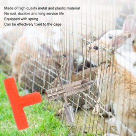 Alimentador de Agua de Conejo, 20PCS Duradero de Tres vías Automático Bebedero de Agua Potable de manantial Alimentador de Agua para Pato de Pollo de Conejo