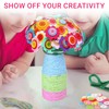 Hisdricus Flower Craft Set for Children, Flowers Crafts Felt Kits