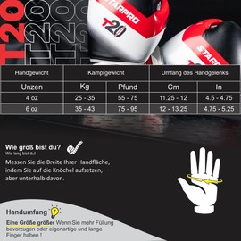 Starpro Children's Boxing Gloves for Small & Delicate Hands – Children's Boxing Gloves, Boxing Gloves Children 6 Years, Boxing Gloves Children 10 Years, Box Hand Protection Children, Children's Boxing