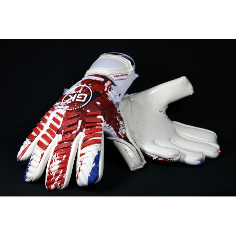 GK Saver Football Goalkeeper Gloves Protech Series Professional Size 6