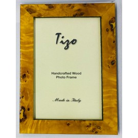 Tizo 8" X 10" Light Brown Wooden Frame, Made in Italy