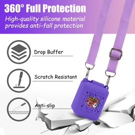 XANGNIER Silicone Cover Case for Bitzee Interactive Toy Digital Pet,Protective Skin Sleeve with Lanyard for Bitzee Interactive Toy Digital Pet and Case Accessories(Case Only)