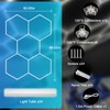 Hexagon Garage Lights, 5 Hexagon LED Light for Garage, 22000LM
