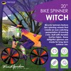 Bike Spinner Witch 20" – Spooky Halloween Design, Weather-Resistant Outdoor