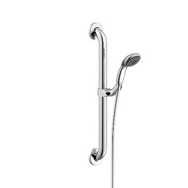 Gerber G0044775 ADA-Compliant Grab Bar Assembly with Two-Function Handshower, 1.75 gpm