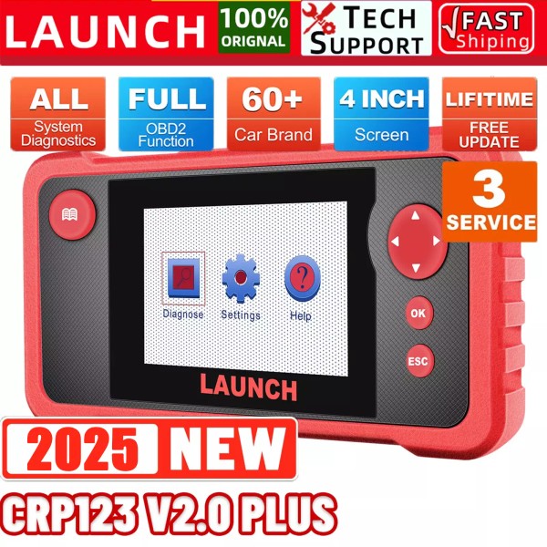 LAUNCH 2025 LAUNCH CRP123 Plus Elite OBD2 Reader Car Diagnostic