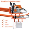 Taeoox Chainsaw Holder, Chainsaw Wall Mount for 12-20in Chainsaw Heavy