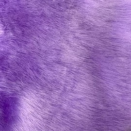 Zahra Lavender 0.75 Inch Short Pile Soft Faux Fur Fabric for Fursuit, Cosplay Costume, Photo Prop, Trim, Throw Pillow, Crafts - 10177