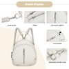 Miss Lulu Waterproof PU Leather Women's Backpack - Lightweight Small