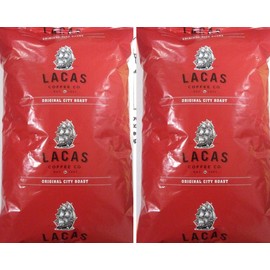 Lacas Original City Roast Ground Coffee - 16 Oz (2 Pack)