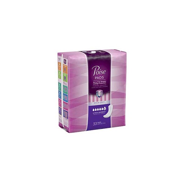 Kimberly-Clark 33592 Poise Pad, Ultimate (Pack of 132)