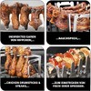 Kebab Rack Stainless Steel Shish Kebab Skewers Rack Universal Barbecue