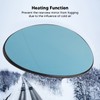 Car Rearview Mirror Glass with Heating Function Clear Visibility Replacement