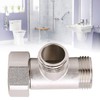 Moofey Bidet T Adapter, 7/8 Brass Toilet Hose Connector, Shower