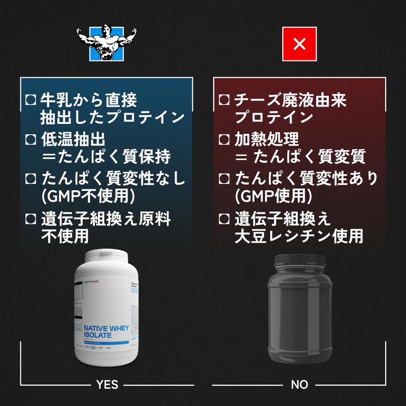Nutrimuscle ニュートリミュスクル ホエイプロテイン WPI 100% 粉末 たんぱく質90% フランス産牛乳 フレンチショコラ 500g