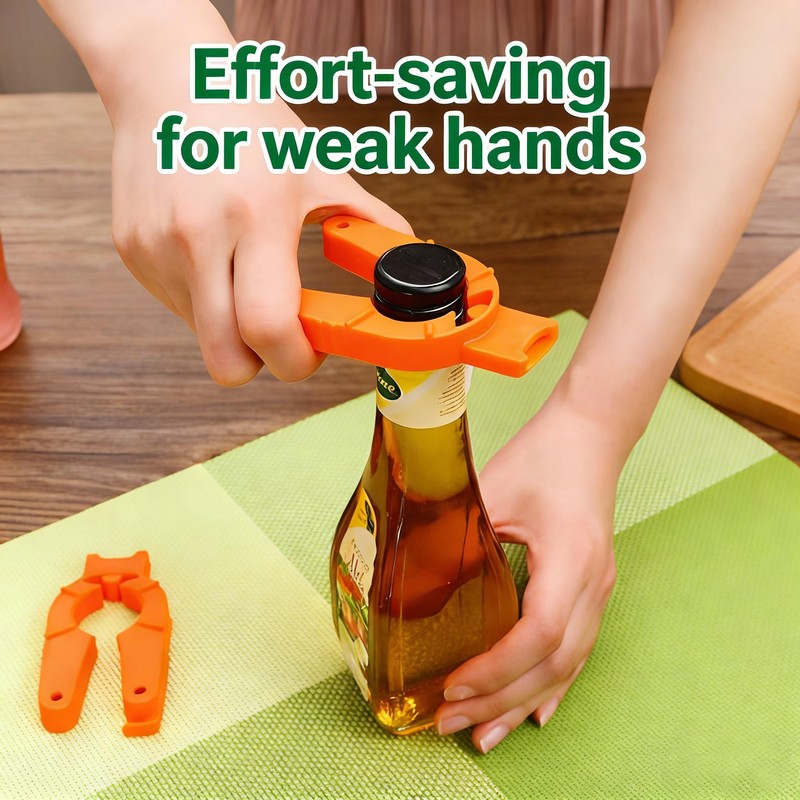 YOFAN 2PCS Can and Bottle Opener, Multifunctional Opener for Weak