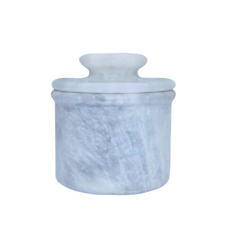 Oceanic Marble Stylish Covered Butter Crock for Kitchen Counter Top