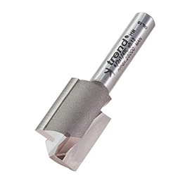 Trend Professional Straight Two Flute Router Cutter, 1/4 Inch Shank, 16mm Cut Diameter, Tungsten Carbide Tipped, 4/2X1/4TC
