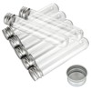 50 Pack 85ML Plastic Tubes with Caps, 150x30mm Plastic Clear