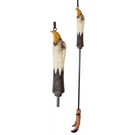 Bald Eagle Head Talons Long Reach Hand Back Scratcher Wall Hanging Figurine 19"L