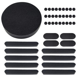 Yzpacc Juego de almohadillas superiores para casco de motocicleta con almohadilla de espuma de repuesto universal para Shoei, Bell, Buco, All Sport, Arai