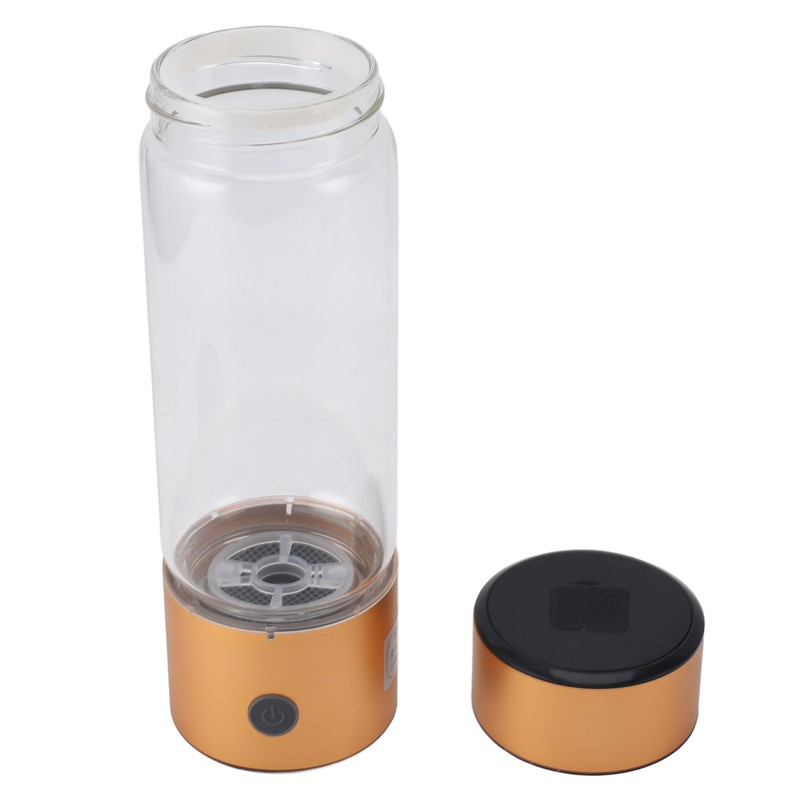 Hydrogen Water Bottle Portable 410ml Hydrogen Rich Water Glass Cup