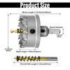 SALI 2-1/2"(64mm) TCT Hole Saw Kit Tungsten Carbide Tipped Hole