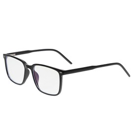 Eco Ride World Blue Light Cut Glasses, Blue Light, UV Protection, No Degree, Stylish, PC Glasses, Computer Glasses, Date Glasses, Men's, Women's, Unisex, Lightweight, matte black