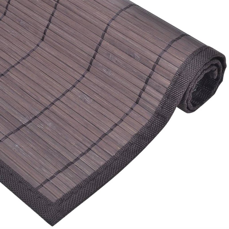vidaXL 6 Bamboo Placemats Kitchen Dining Room Oriental Coaster Table
