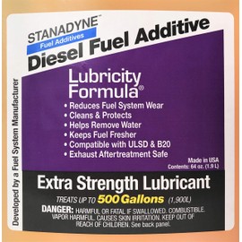Stanadyne Lubricity Formula | 2 Pack of 1/2 Gallon (64oz) Jugs | Each Jug Treats 500 Gallons of Diesel Fuel | Part # 38561