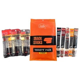 Snack Sticks Variety Pack - 8 Piece Meat Sticks - Assorted Meats. Cheese, and Flavors