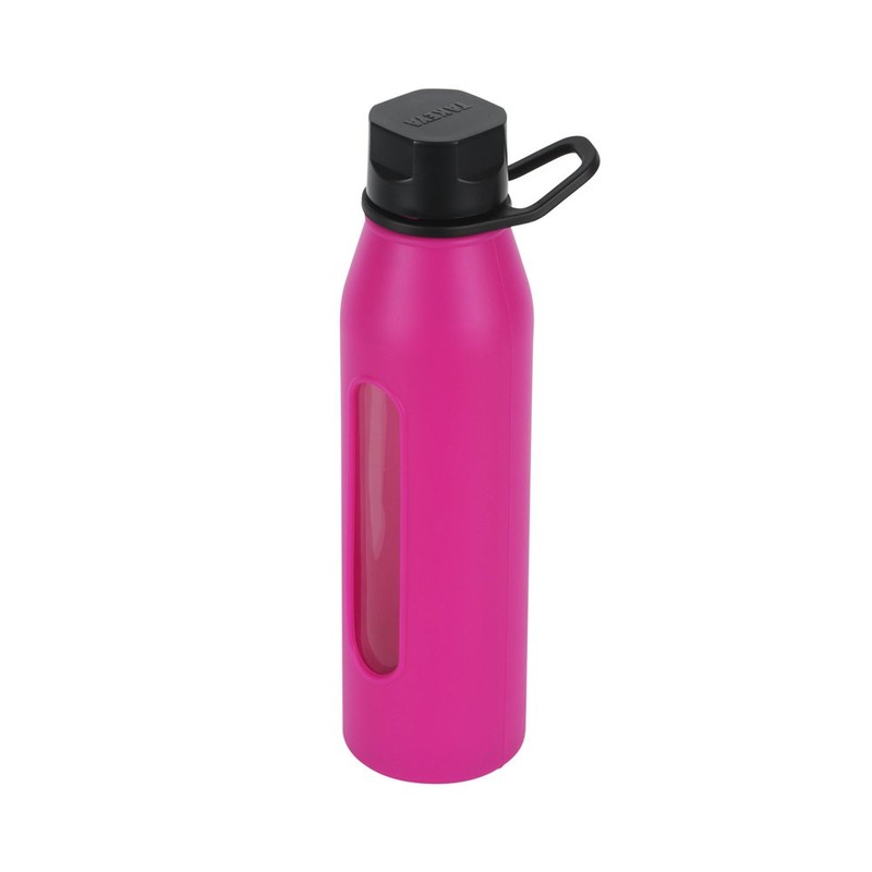 Takeya 22 Ounce Classic Glass Water Bottle with Silicone Sleeve