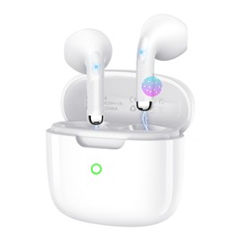 YELKUTT Bluetooth Headphones, Wireless Bluetooth 5.4 Headphones with 6 ENC Microphones, 50 Hours Playtime, HiFi Bass, IPX7 Waterproof Sports Headphones for Fitness, Travel, Environmental Noise