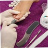 Gatuida 2Pcs Ergonomic Callus Remover Foot Scrubber for Smooth Feet