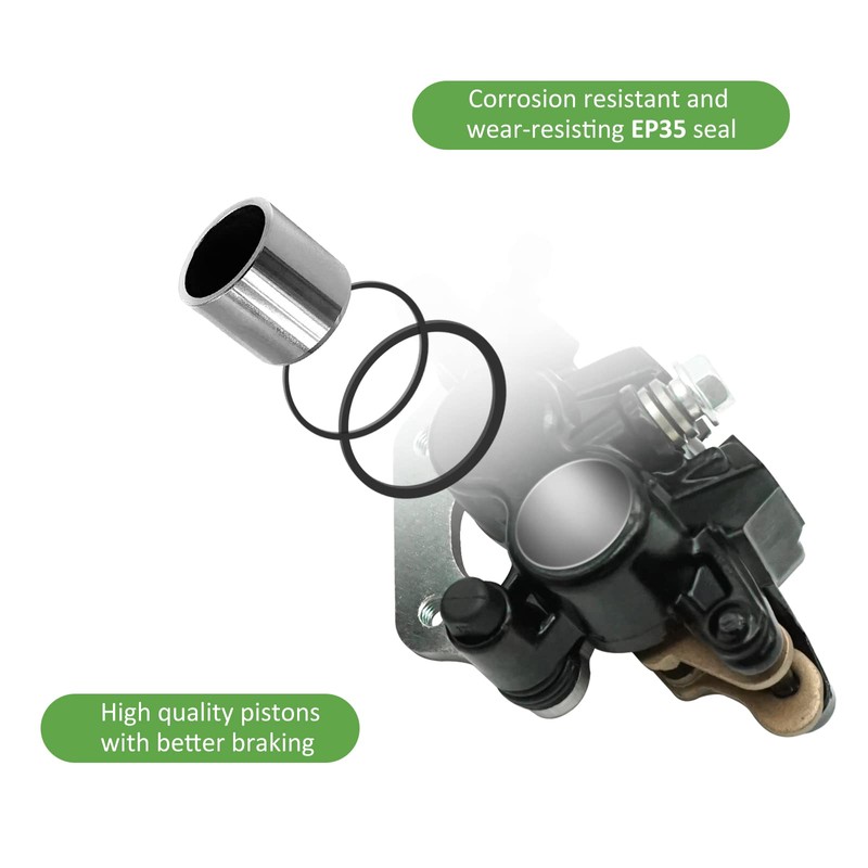 JAVIK Front Left Right Brake Calipers & Pads for Kawasaki