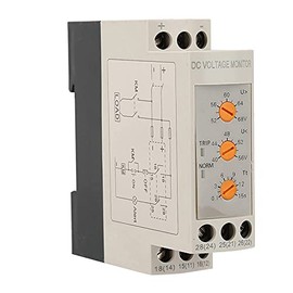 Surge Protection Surveillance Relay Circuit Breaker Adjustable Control Module DC 12V/24V/36V/48V (DC48V)