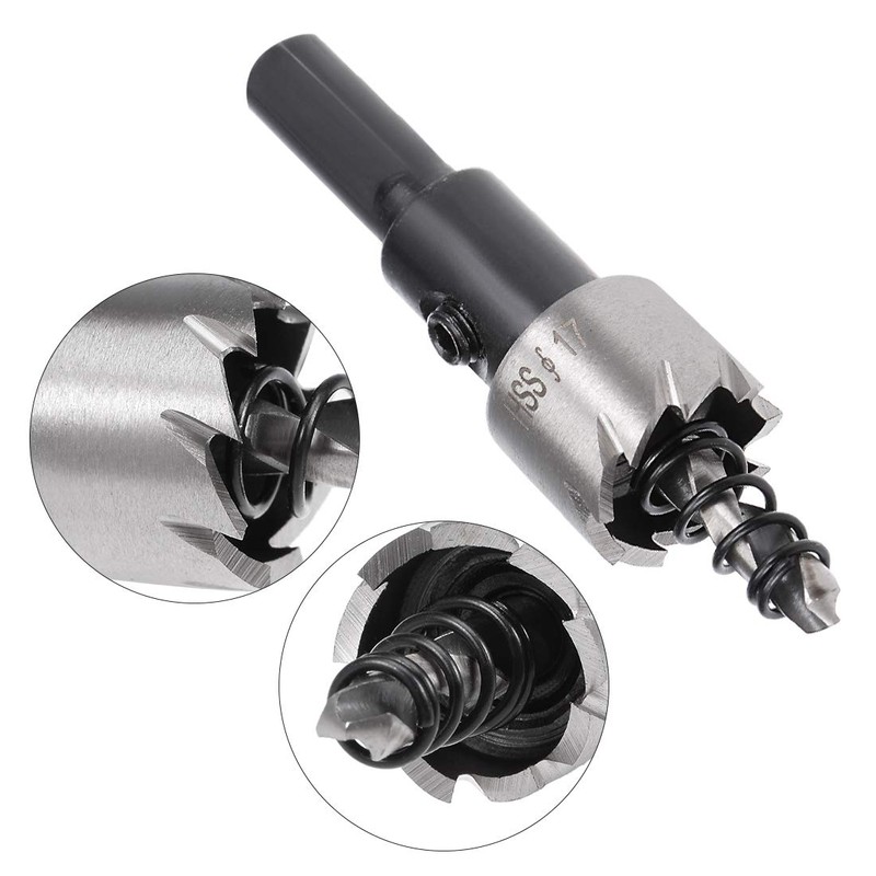Sourcingmap 17mm HSS Drill Bit Hole Saw Cutter for Metal