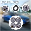 MEAJOO 8PCS Dice Tire Valve Stem Caps, Wheels Tire Air