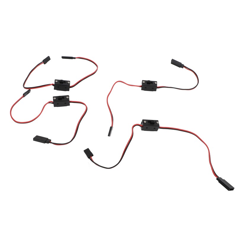 4Pcs RC JR Style Power On Off Switch Versatile Sturdy