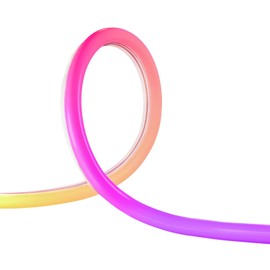 Govee Neon Light, RGBIC 10 cm Remote Controlled Indoor Neon Rope Light, H61A1 Model, String Light for Indoor Decorative and Functional Lighting, Black