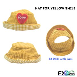 EXOasis 2Set Doll Clothes for 15-17cm Doll, Includes Hats and Overalls, Doll Outfits Dress-Up Accessories (Doll Not Included)